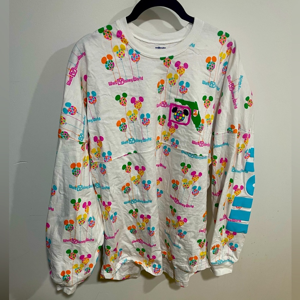 Disney Spirit Jersey Walt Disney World 50th Anniversary Vault Balloons Size M